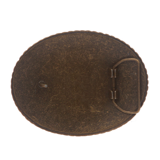 Big Oval Plain Belt Buckle