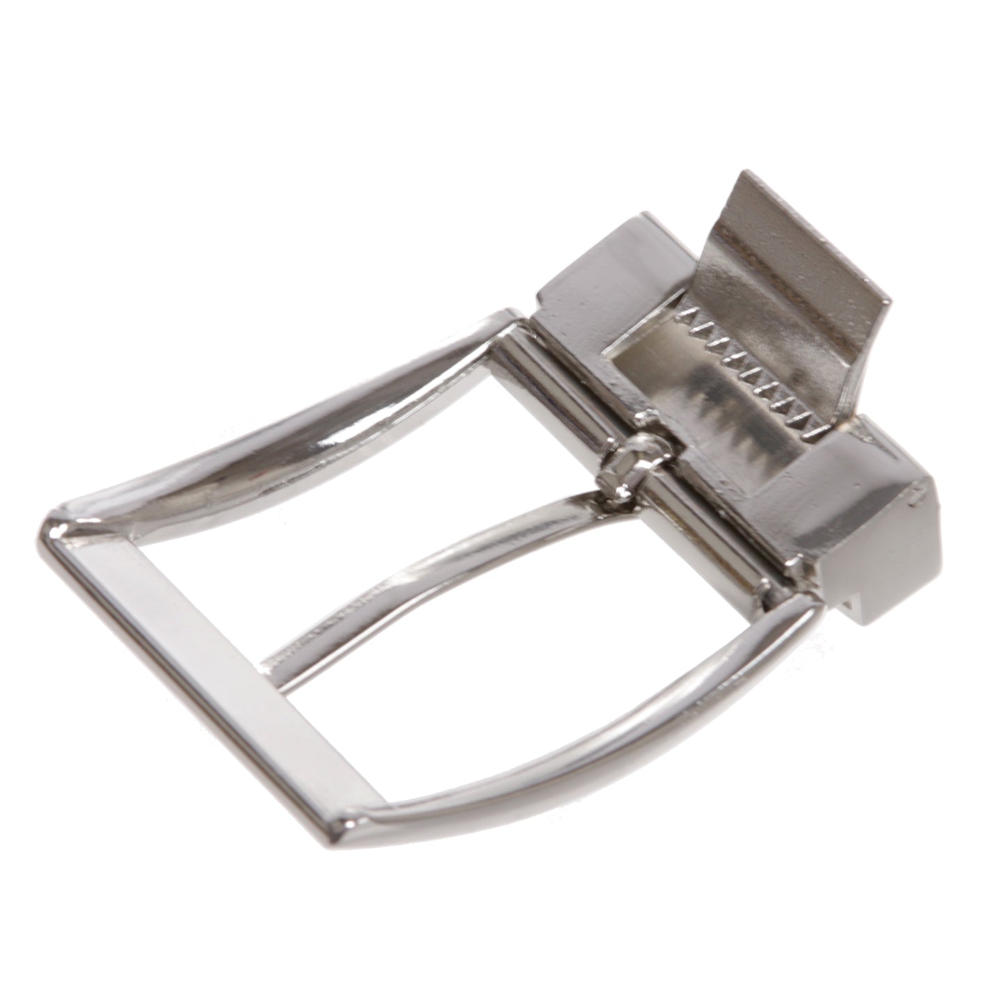 1 5/8" (40 mm) Nickel Free Rectangular Clamp Belt Buckle