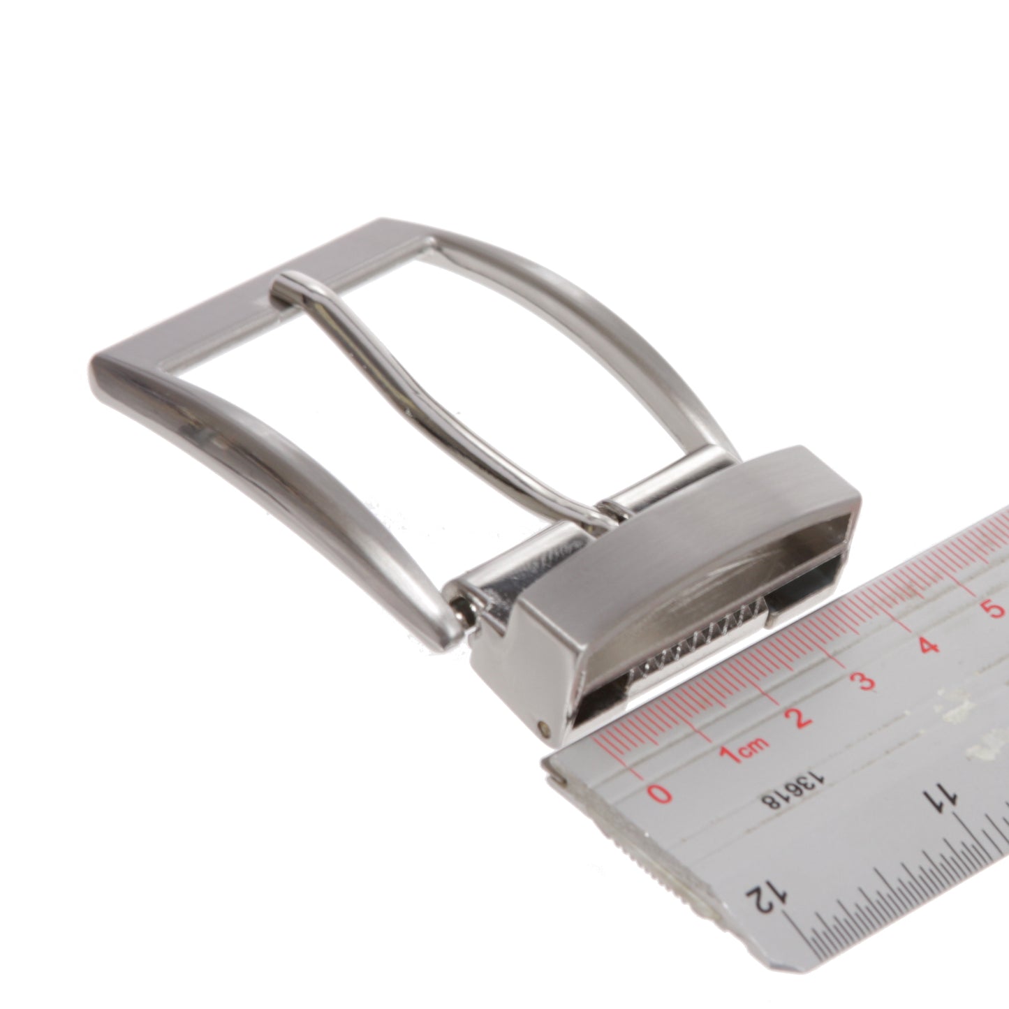 1 5/8" (40 mm) Nickel Free Rectangular Clamp Belt Buckle
