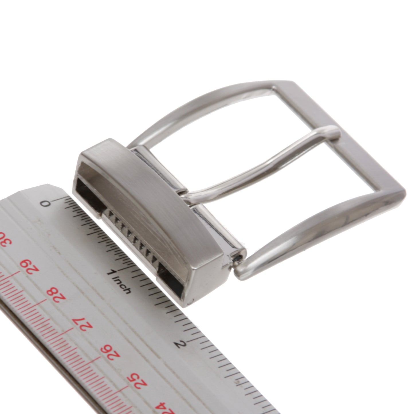 1 5/8" (40 mm) Nickel Free Rectangular Clamp Belt Buckle