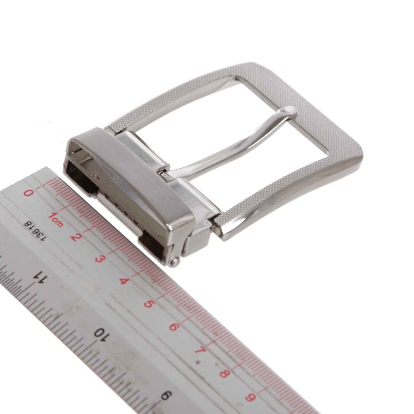 1 5/8" (40 mm) Nickel Free Rectangular Clamp Belt Buckle