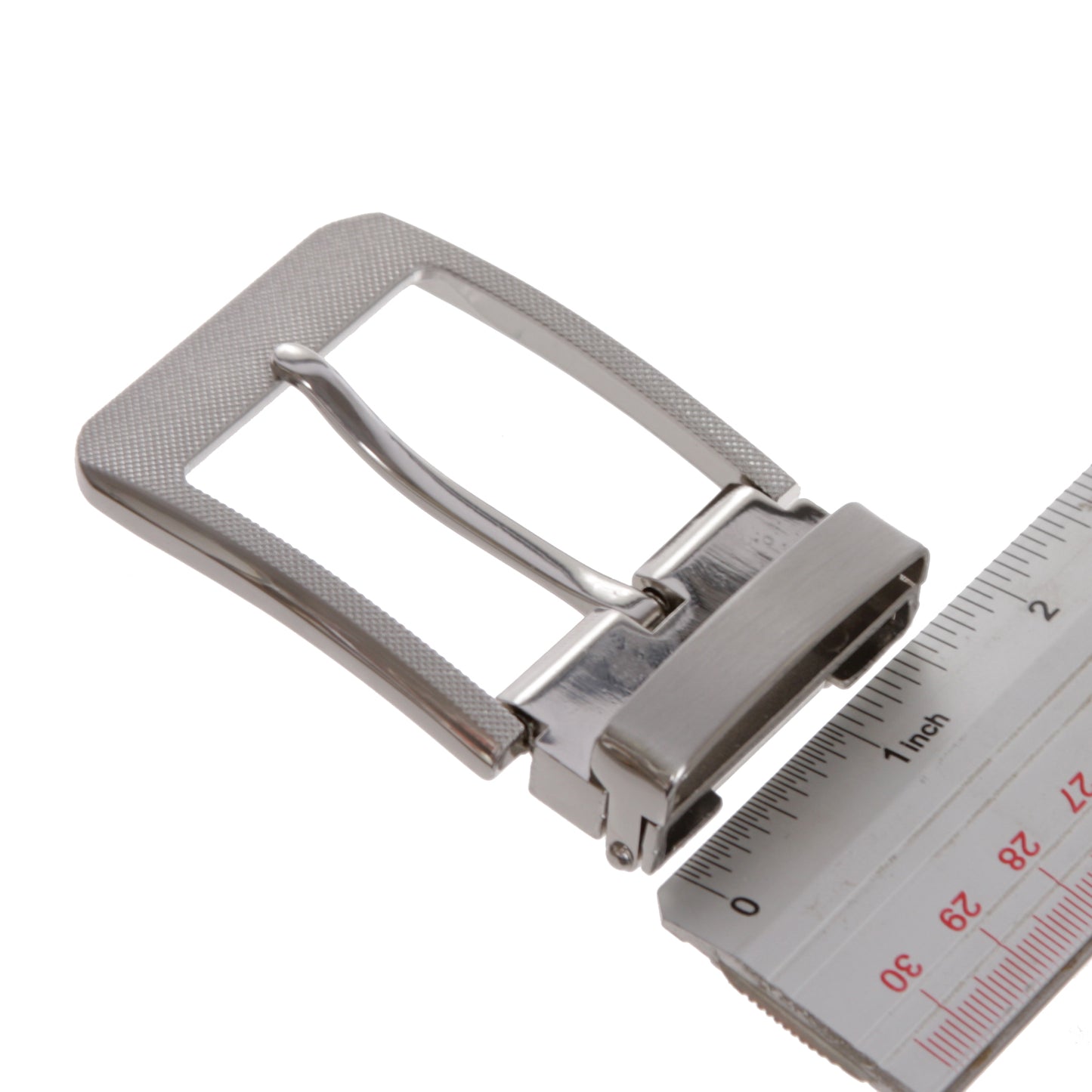 1 5/8" (40 mm) Nickel Free Rectangular Clamp Belt Buckle