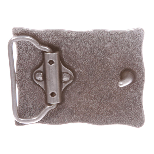 Western Floral Rectangular Statement Belt Buckle