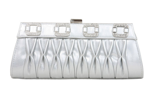 Diamond Smoking Trimmed Evening Clutch Bag