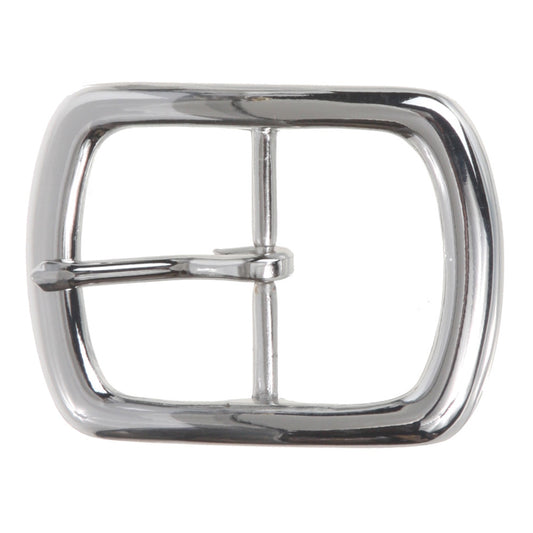1 1/2" (38 mm) Nickel Free Center Bar Single Prong Rectangular Belt Buckle