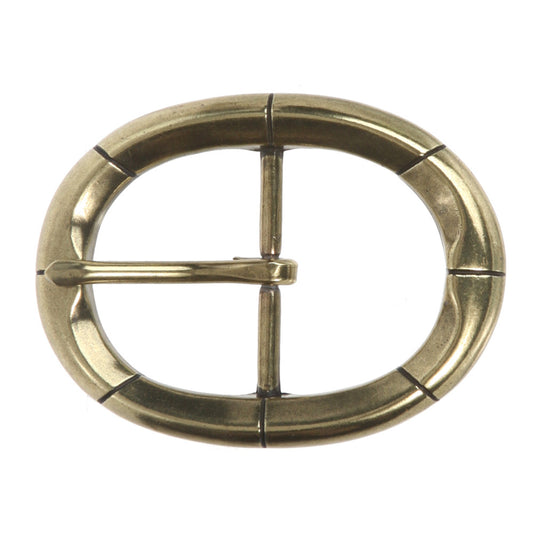 1 1/2" (38 mm) Nickel Free Single Prong Oval Belt Buckle
