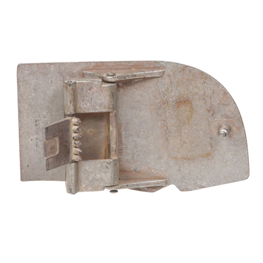 1 1/2" (38 MM) Clamping Rectangular Silver Belt Buckle