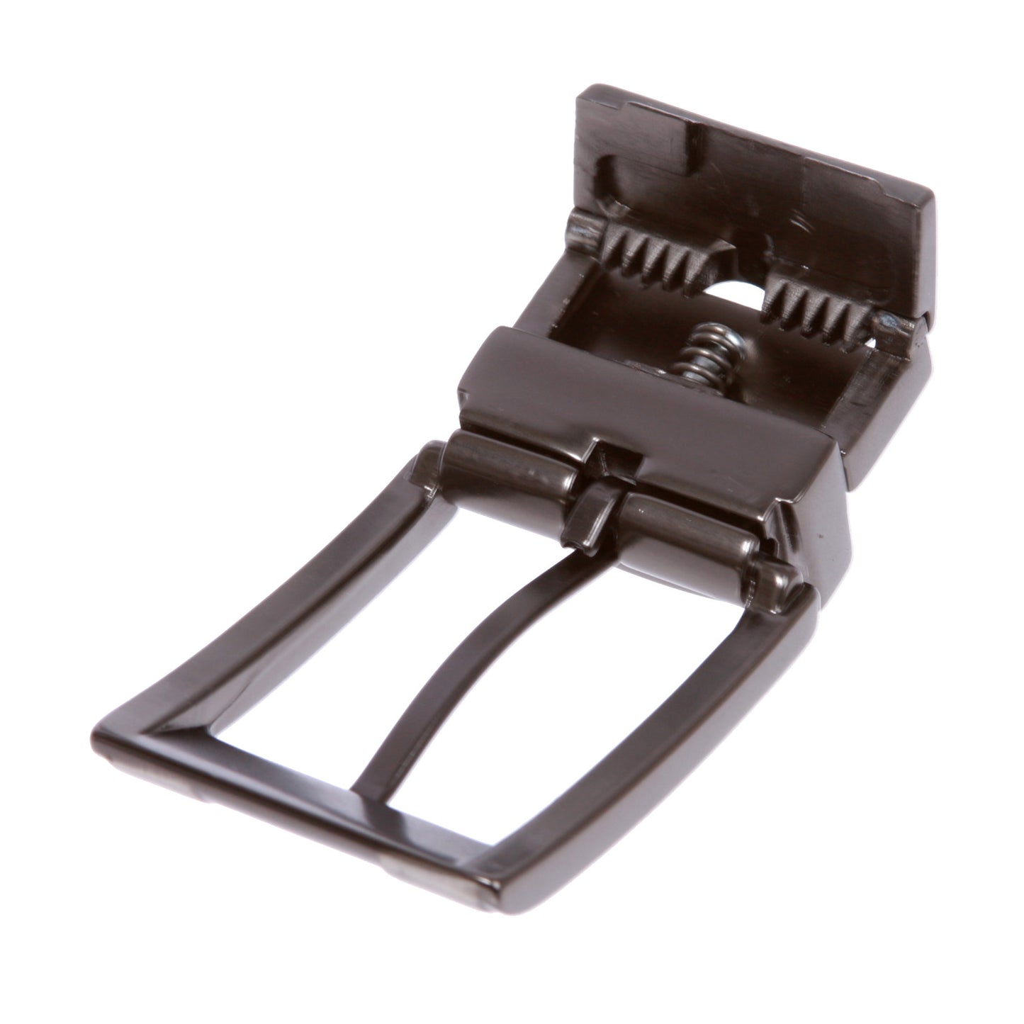 1 1/8 Inch (30 mm) Reversible Clamp Two Tone Belt Buckle