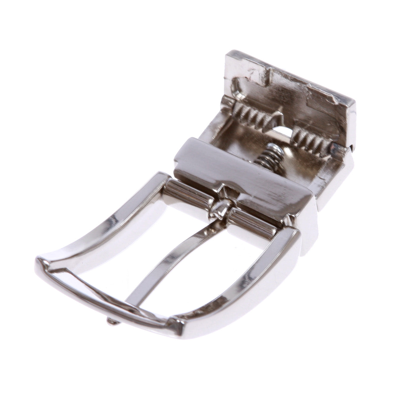 1 1/8 Inch (30 mm) Reversible Clamp Rectangular Belt Buckle