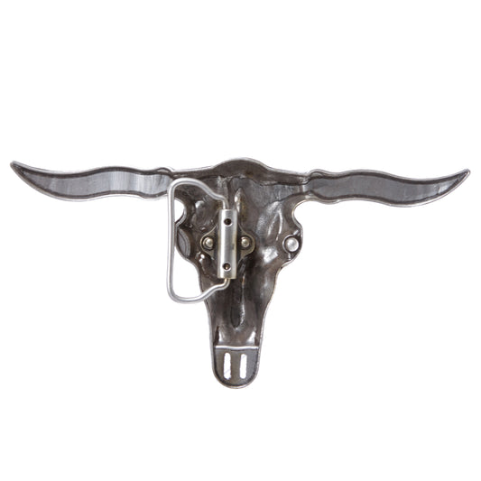 Long Horn Bull Western Longhorn Texas Cowboy Large Belt Buckle