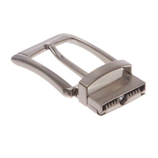 1 3/8 Inch (35 mm) Nickel Free Reversible Clamp Belt Buckle