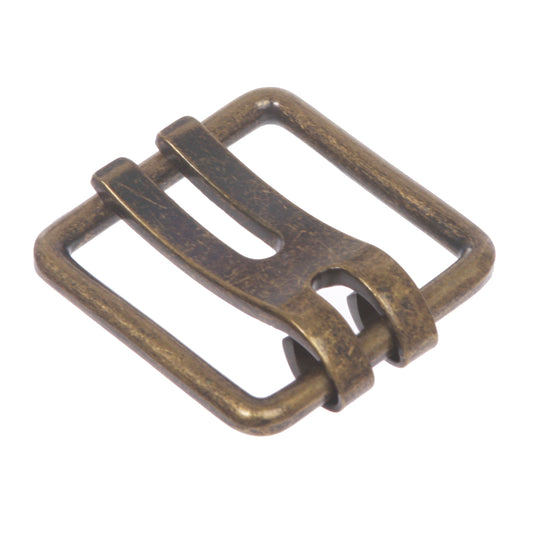1 3/4" Double Wide Flat Prong Square Belt Buckle