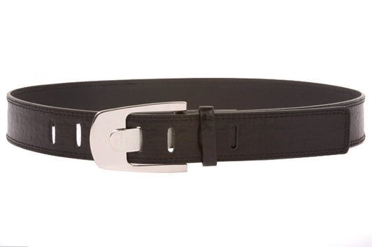 Ladies Double Row Tone-on-tone Stitching Belt