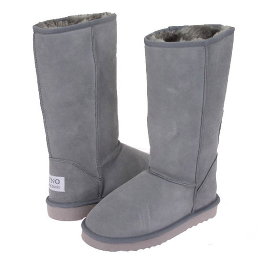 NINO Women's Mid-calf Cowhide Faux Shearling Boot