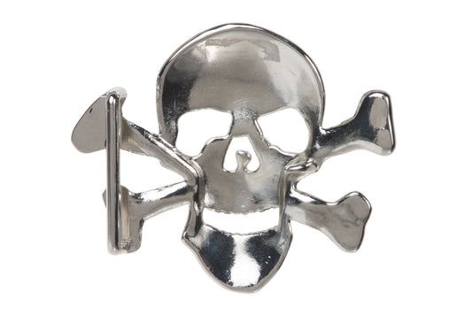 Skull and Cross Bone Pirate Belt Buckle