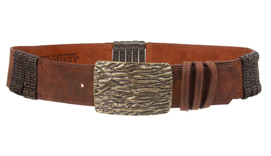 LEATHEROCK High Waist Leather Belt