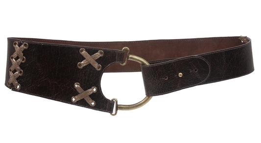 LEATHEROCK High Waist Leather Belt