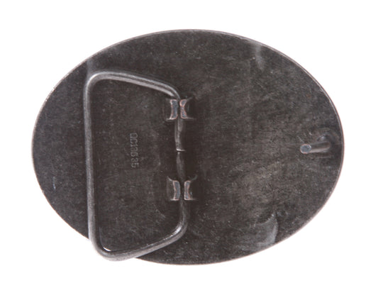 Oval Western Flower Belt Buckle