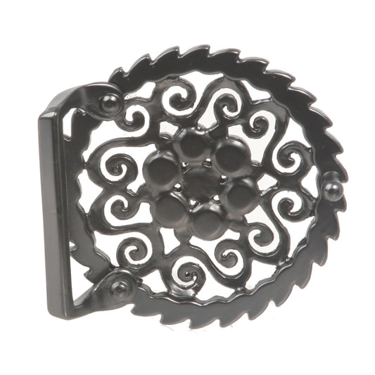Rhinestone Flower Pattern Buckle