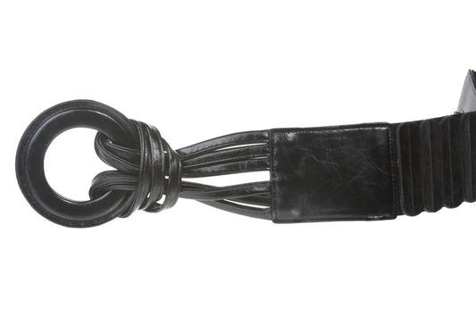 3" Wide High Waist Stretch String Tied Strap Fold For Closure