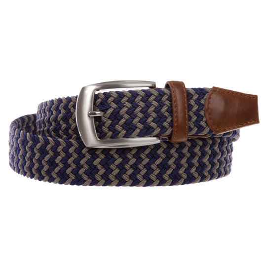 1 1/4" Braided Elastic Stretch Woven Belt