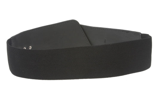 2 1/4" Wide High Waist Fashion Stretch Belt with hook buckle Size: One