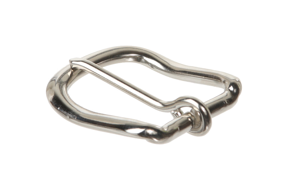 1 1/4 Inch Single Prong Round Belt Buckle