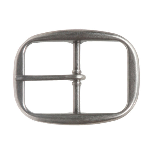 1 1/4" (32 mm) Single Prong Oval Center Bar Belt Buckle