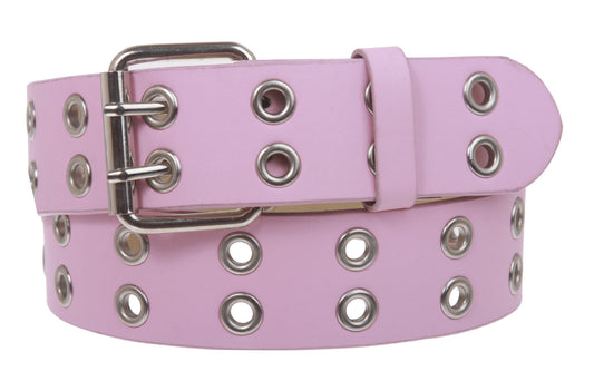 Two Row Grommets Fashion Belt