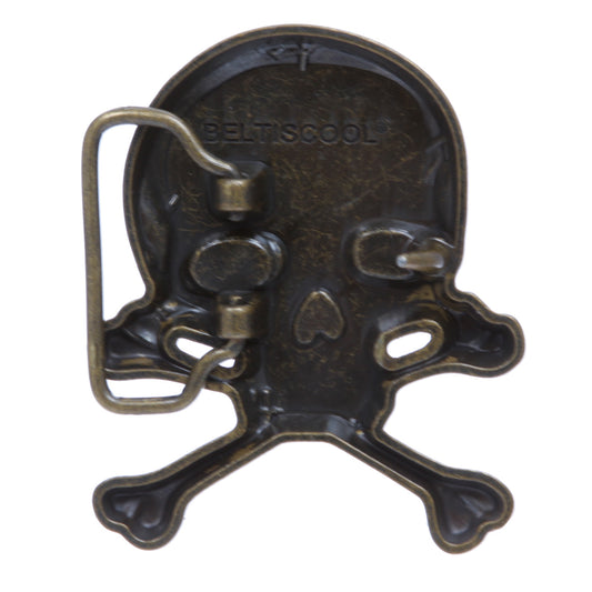 Skull and Cross Bone Pirate Belt Buckle