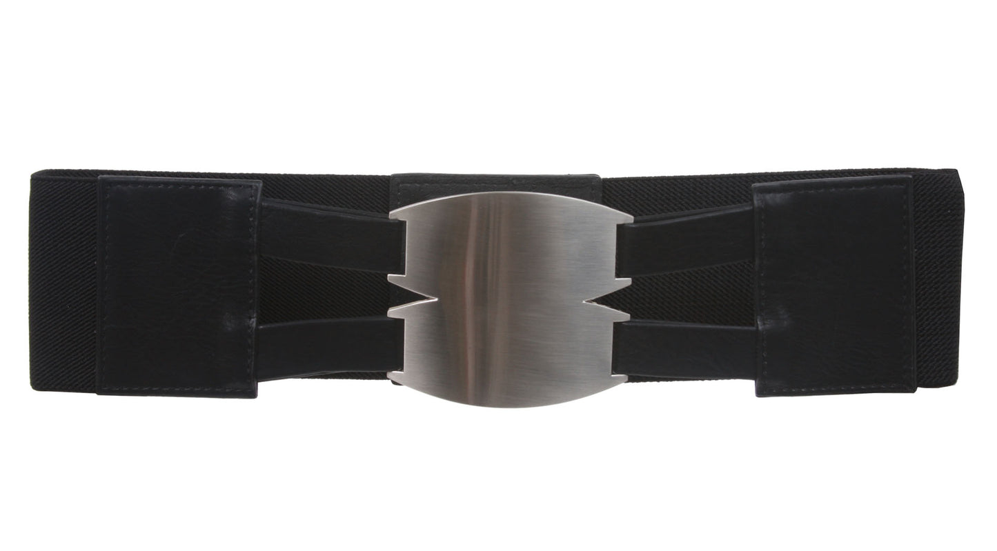 3 1/4" Ladies High Waist Fashion Stretch Belt Size: One