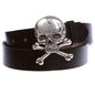 Skull and Cross Bone Pirate Halloween Costume Belt Multi-Color Options