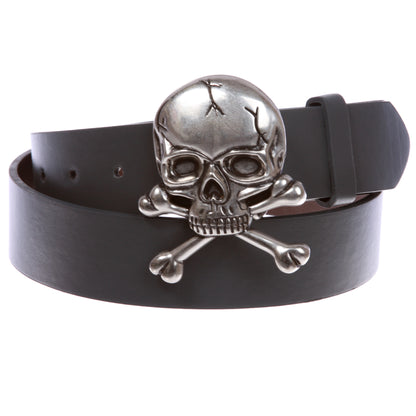 Skull and Cross Bone Pirate Halloween Costume Belt Multi-Color Options