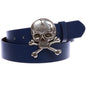 Skull and Cross Bone Pirate Halloween Costume Belt Multi-Color Options