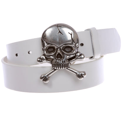 Skull and Cross Bone Pirate Halloween Costume Belt Multi-Color Options