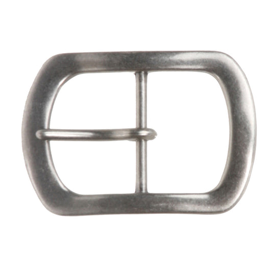 1 1/2" (38 mm) Single Prong Oval Center Bar Belt Buckle