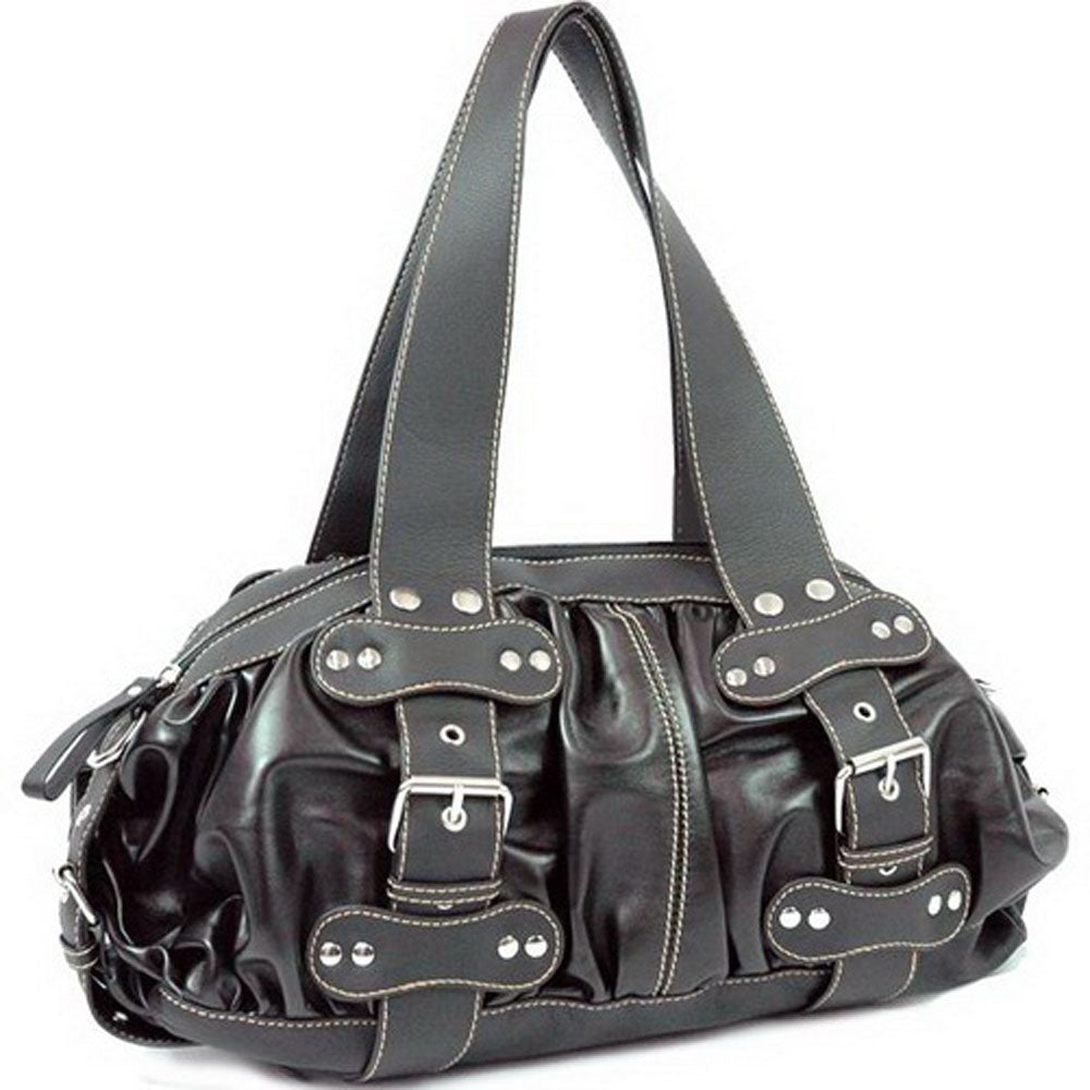 Leather Look Like Shoulder Bag