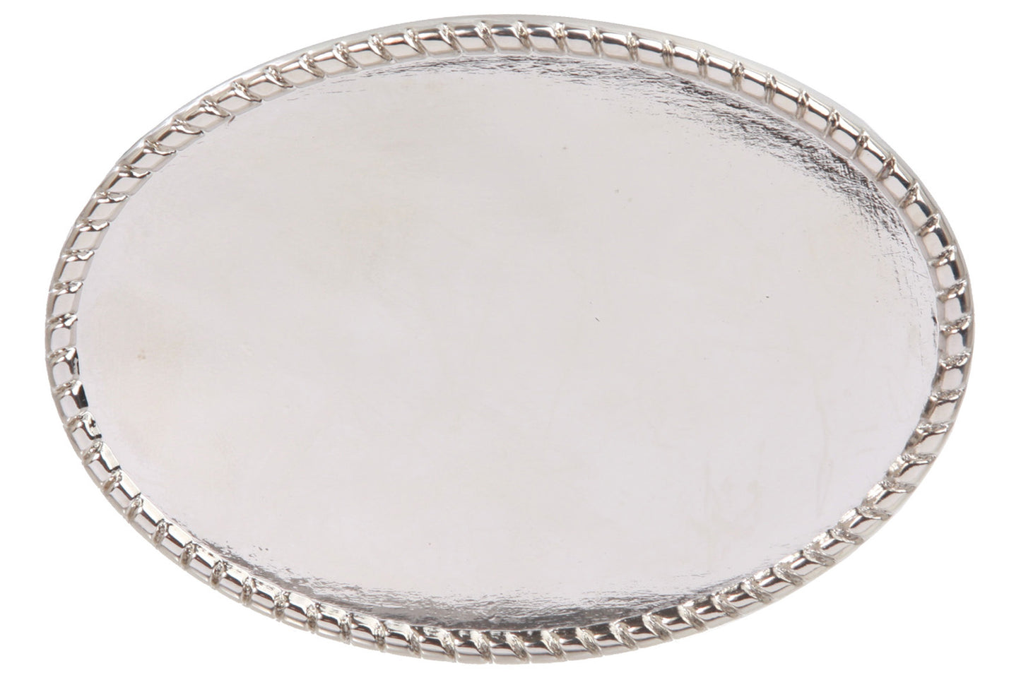 Western Plain Oval Hammered Vintage Belt Buckle