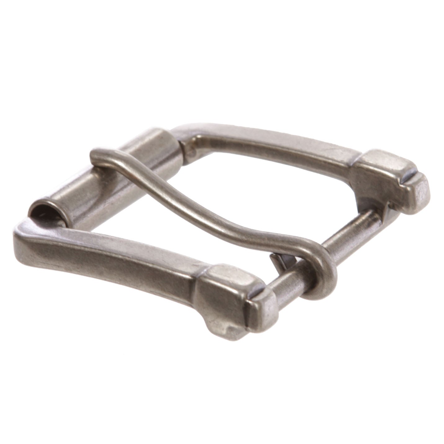 1 1/2" (38 mm) Single Prong Rectangular Square Roller Belt Buckle