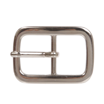 3/4" Center Bar Single Prong Rectangular Belt Buckle