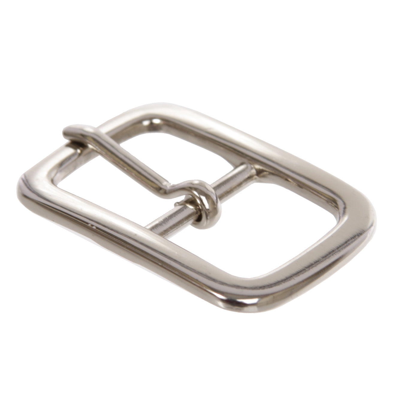 3/4" Center Bar Single Prong Rectangular Belt Buckle