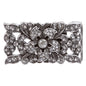 Western Double Layer Rhinestone Floral Belt buckle