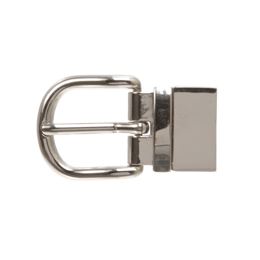 1" Reversible Silver Buckle with Screw Attachment – Fits 1 Inch Belt Straps