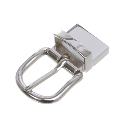 1" Reversible Silver Buckle with Screw Attachment – Fits 1 Inch Belt Straps