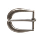 Single Prong Vintage Crescent Belt Buckle 1.5" Fit - Antique Silver/Brass