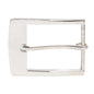 Rectangular Single Prong Belt Buckle – Polished Zinc Alloy, Fits 35mm (1 3/5") Straps