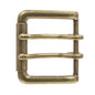 Double Prong Roller Belt Buckle – Zinc Alloy Nickel-Free Fits 1 5/8" Straps