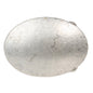 Antique Silver Oval Egg Belt Buckle
