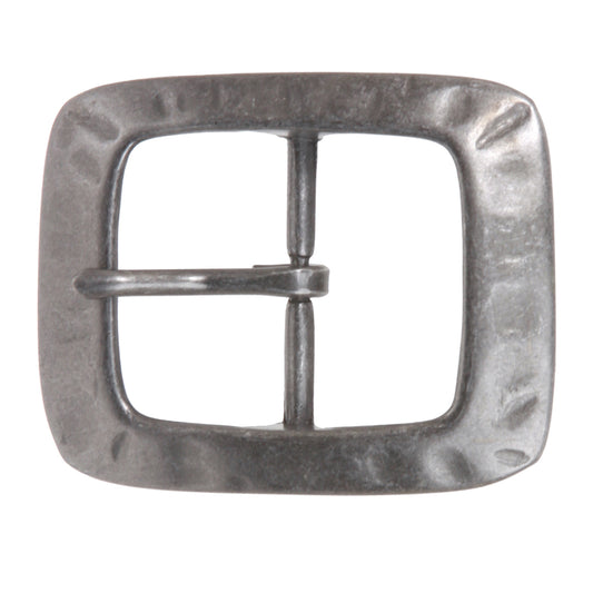 1 1/2" (39 mm) Nickel Free Center Bar Single Prong Rectangular Belt Buckle