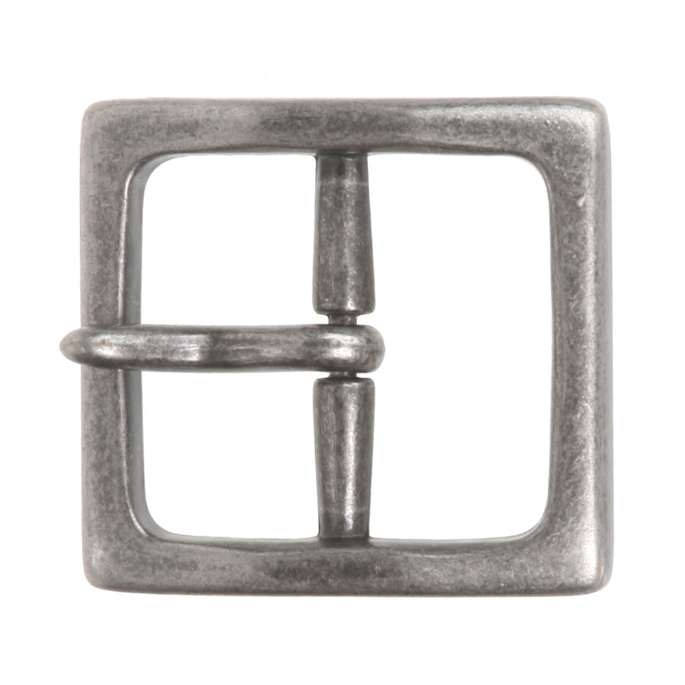 1 5/8" (40 mm) Nickel Free Center Bar Single Prong Square Belt Buckle